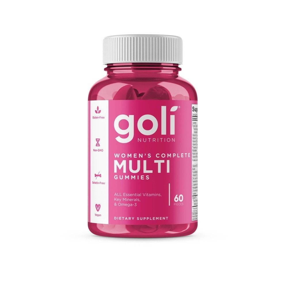 Goli Nutrition Womens Complete Multivitamin Gummies, 60 count