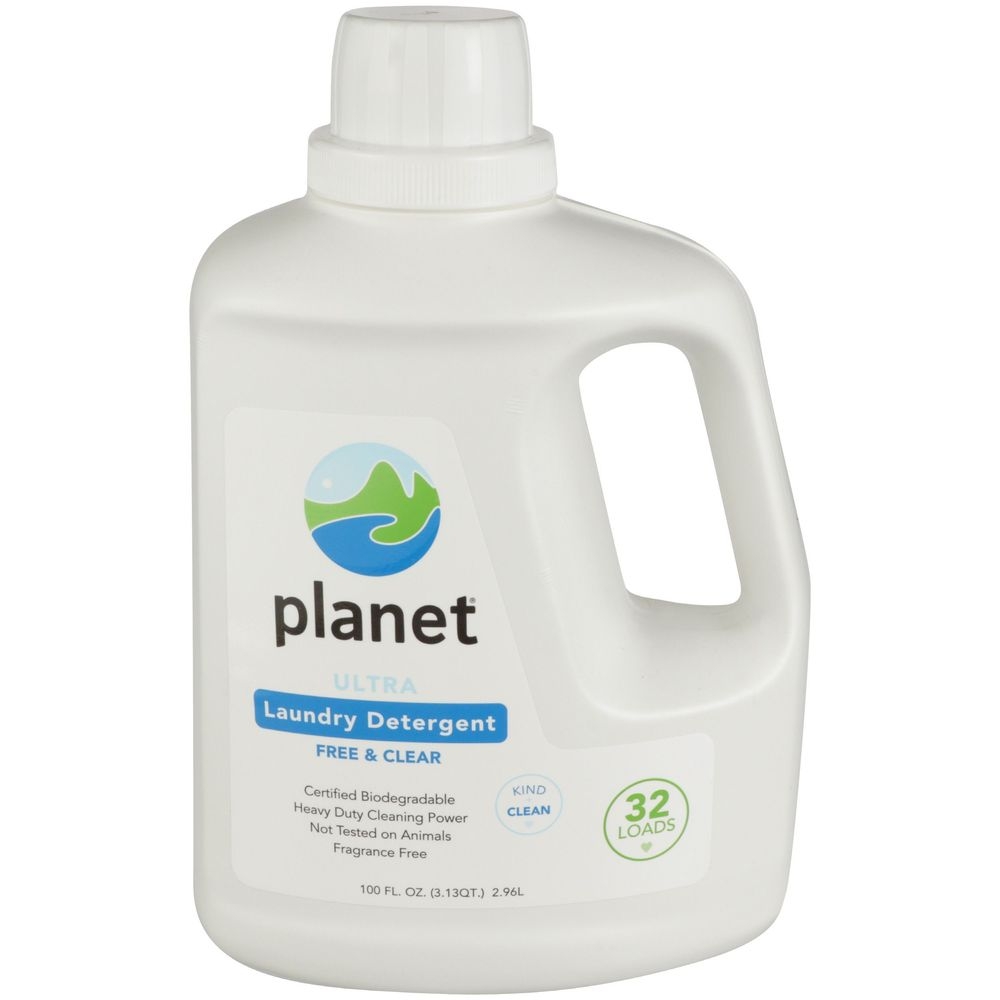 Planet Free and Clear Ultra Liquid Laundry Detergent, 100 Fluid Ounce -- 4 per case
