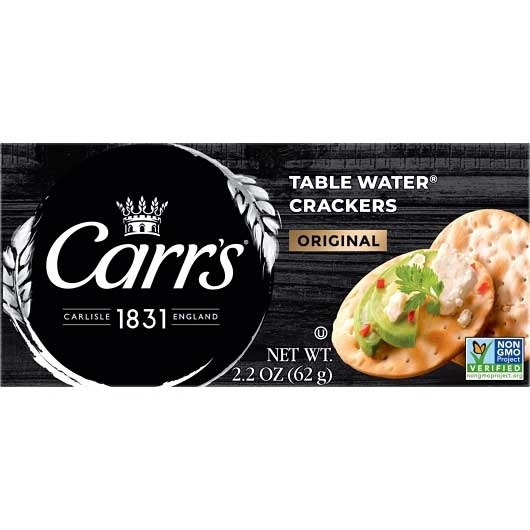 Carrs Original Table Water Crackers, 2.2 Ounce --  24 per case.