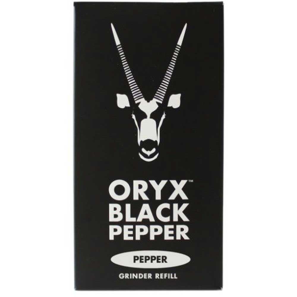 Oryx Black Pepper Grinder, 100 Gram Refill -- 6 per case