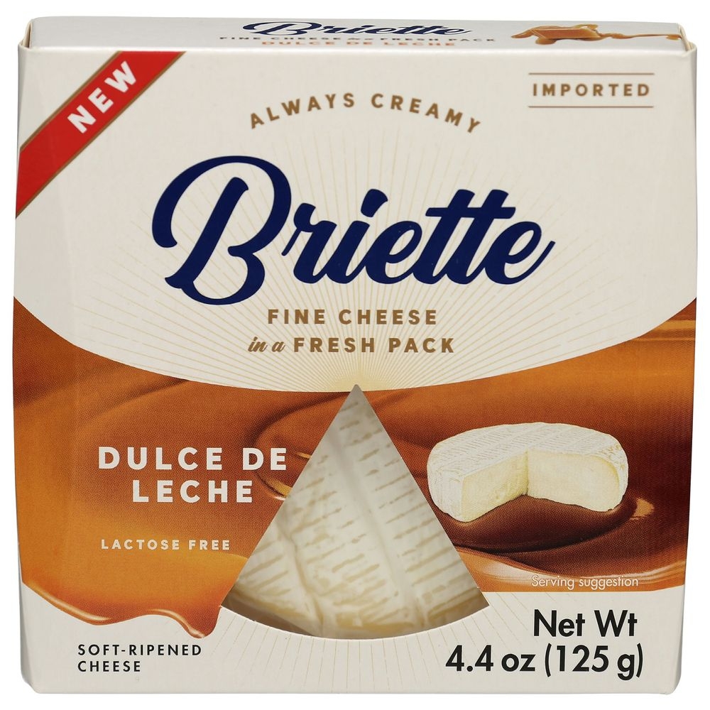 Briette Dulce De Leche Soft Ripened Cheese, 4.4 Ounce -- 10 per case