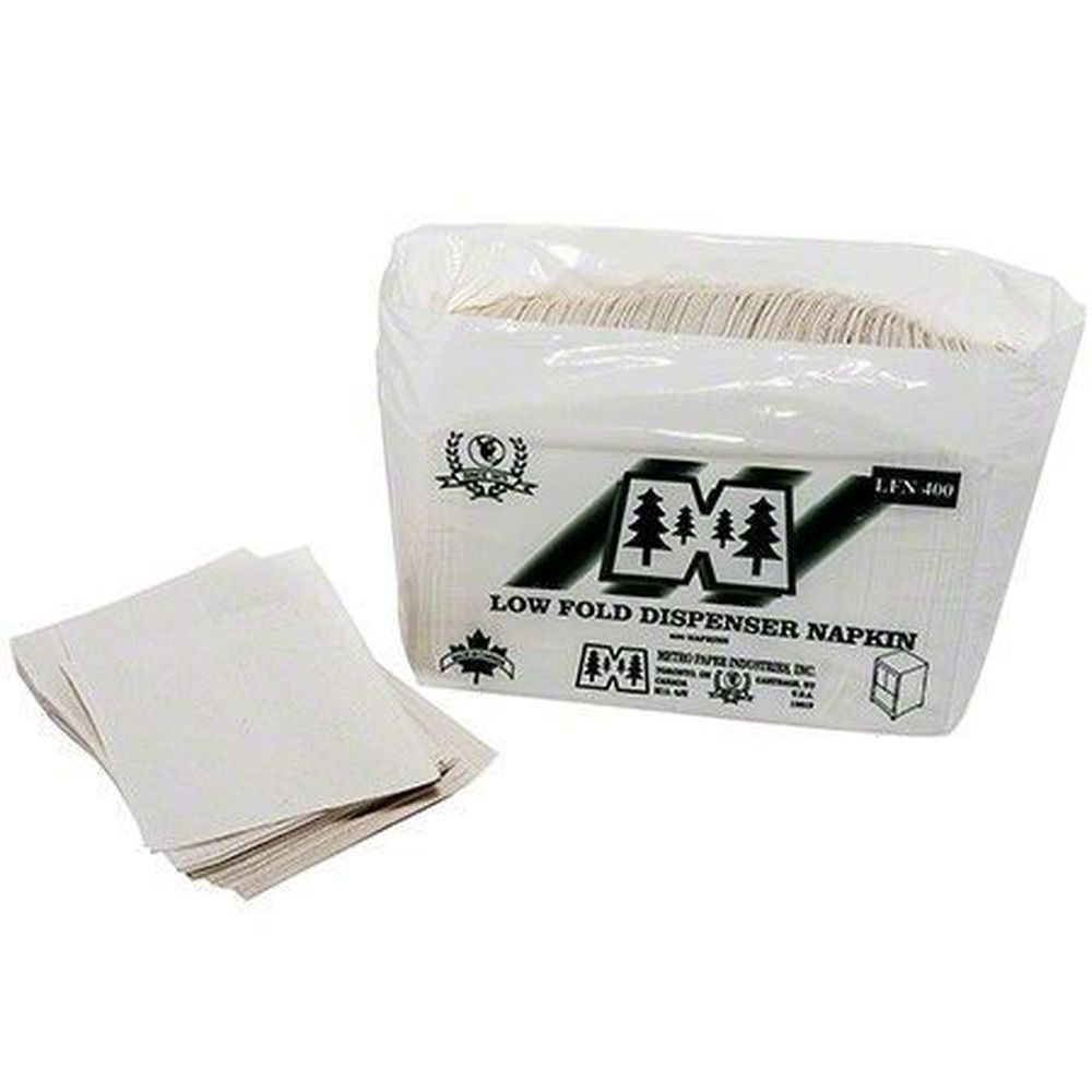 Metro 1 Ply 1/6 Fold Dispenser Napkin, 12 x 6 inch -- 8000 per case