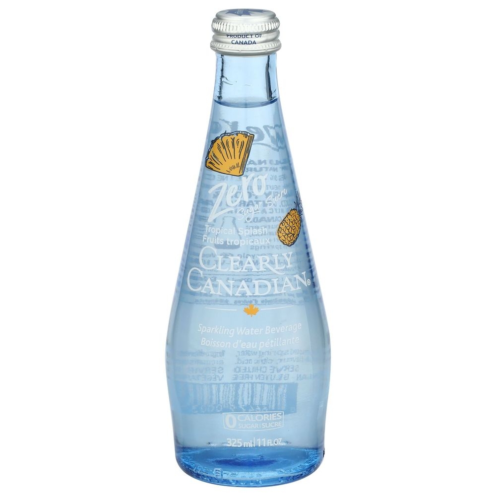 Clearly Canadian Zero Sugar Tropical Splash Sparkling Water, 11 Fluid Ounce -- 12 per case