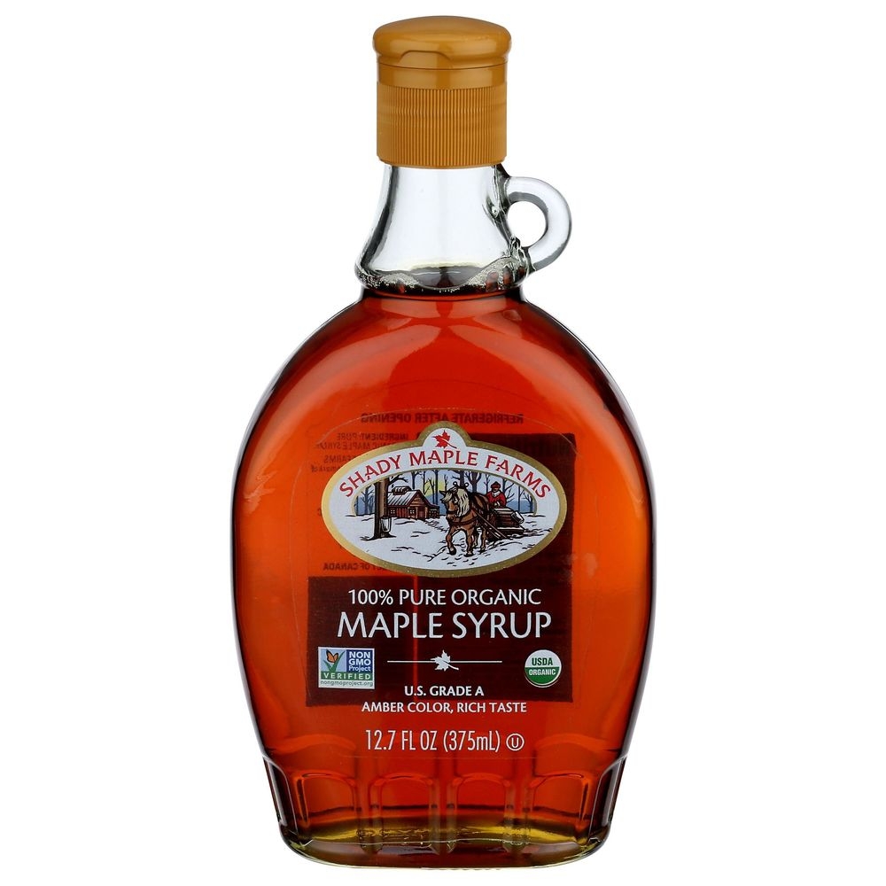 Shady Maple Farms Organic Amber Rich Taste Maple Syrup, 12.7 Ounce