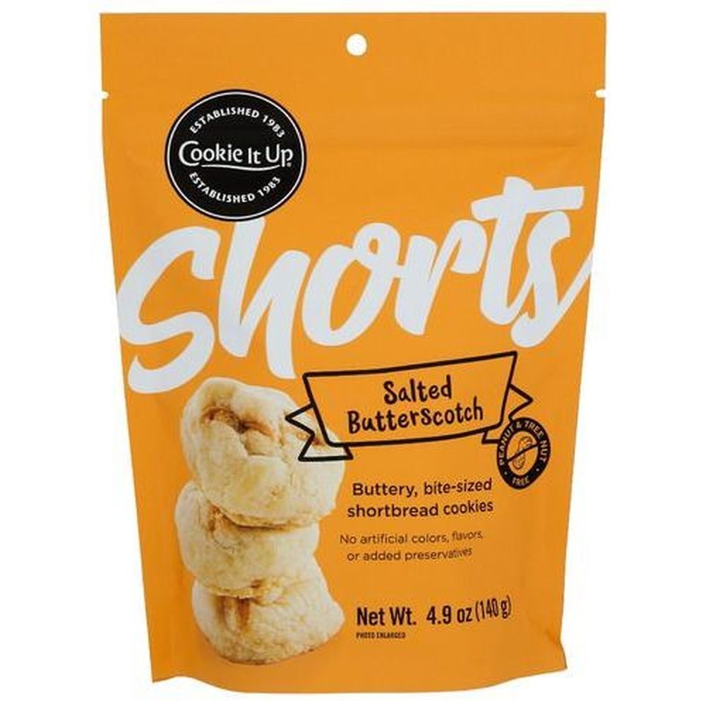Cookie It Up Shorts Salted Butterscotch Shortbread Cookies, 4.9 Ounce -- 6 per case