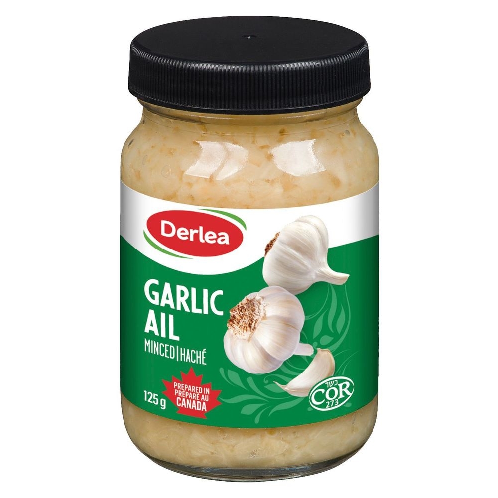 Derlea Minced Garlic, 4.4 Ounce -- 12 per case