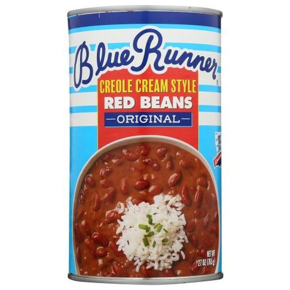 Blue Runner Creole Cream Style Red Beans, 27 Ounce -- 12 per case