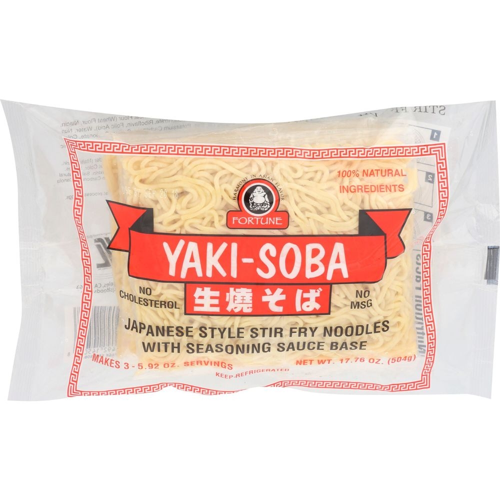 Fortune Japanese Style Yaki Soba Noodle, 17.76 Ounce -- 12 per case