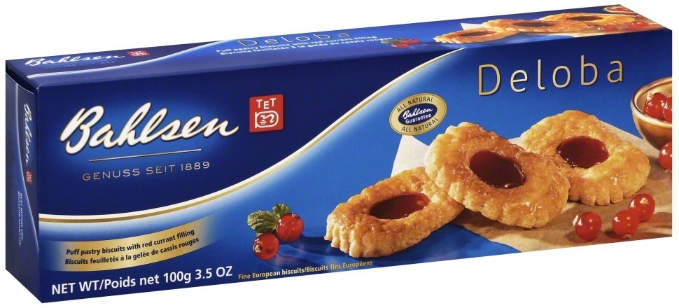 Bahlsen Deloba Cookies, 3.5 Ounce -- 12 per case