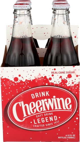 Cheerwine Soda, 4 count per pack -- 6 per case