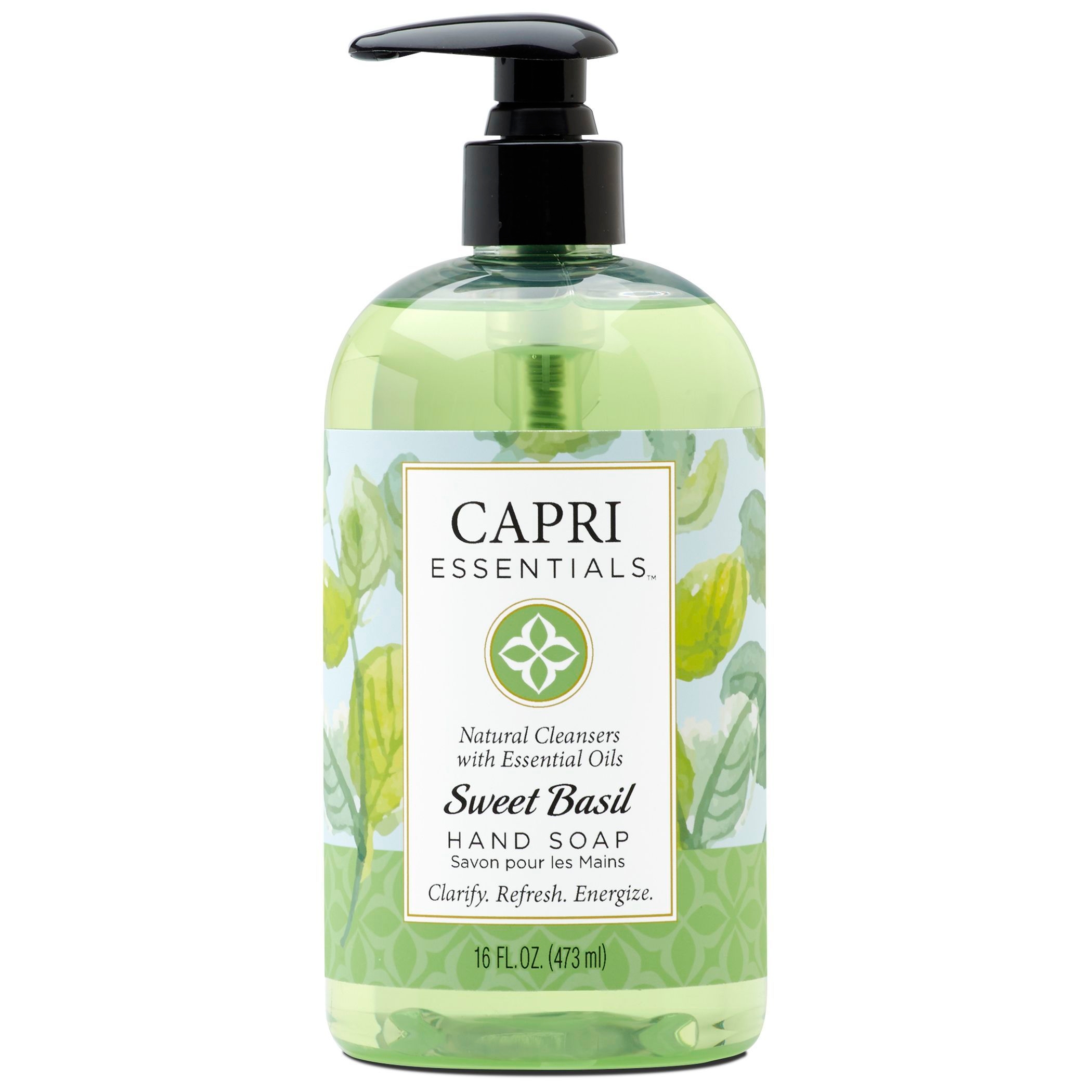Capri Essentials Sweet Basil Hand Soap, 16 Fluid Ounce -- 6 per case