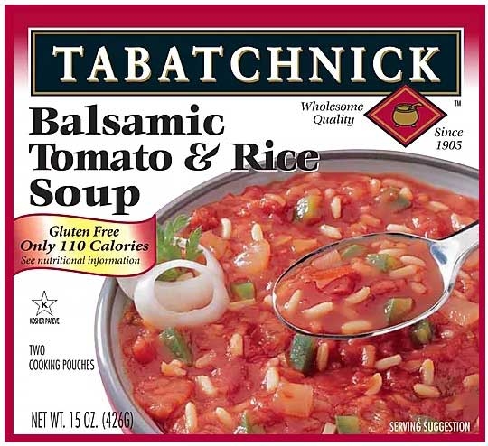 Tabatchnick Balsamic Tomato and Rice Soup, 15 Ounce -- 12 per case