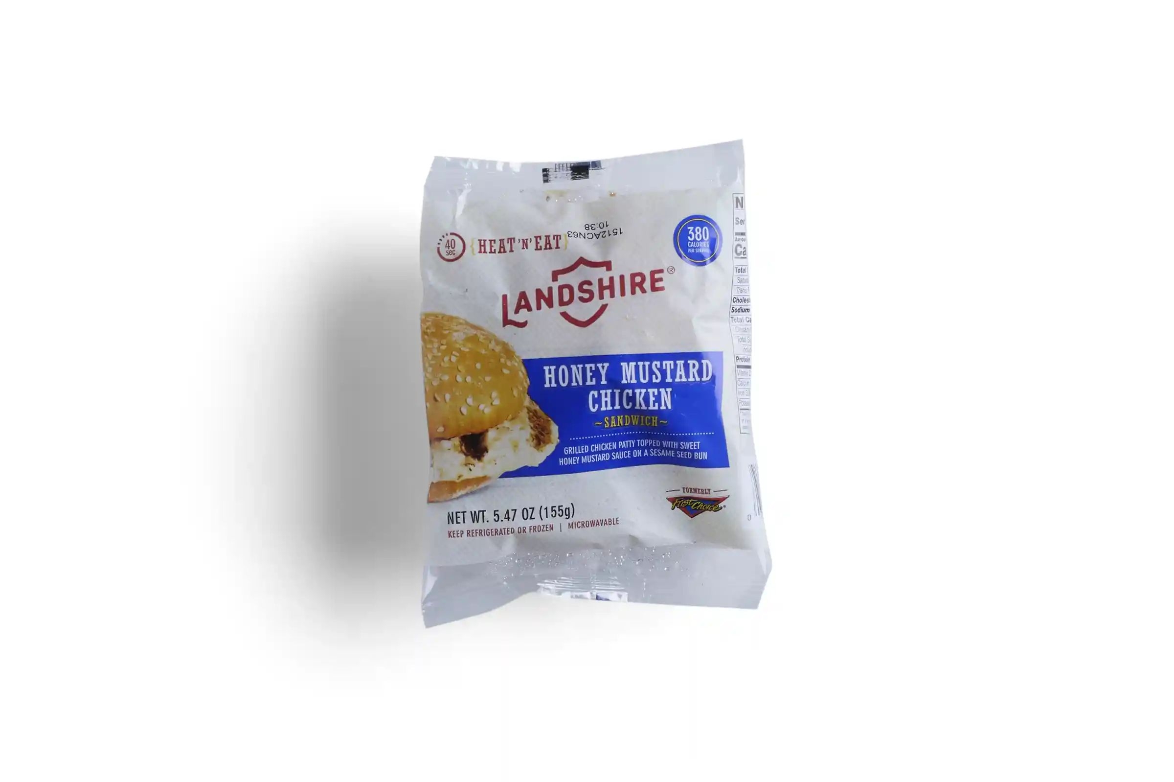 Landshire Fast Choice Honey Mustard Chicken Sandwich, 5.4 Ounce -- 12 per case.