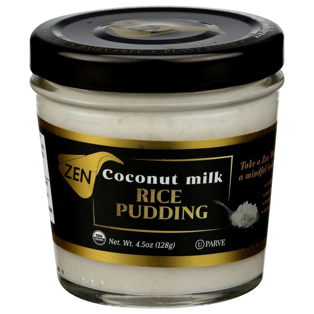 Zen Organic Coconut Milk Rice Pudding, 4.5 Ounce -- 6 per case
