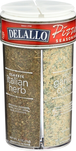 Delallo 4 Variety Pizza Seasoning, 3.2 Ounce -- 12 per case