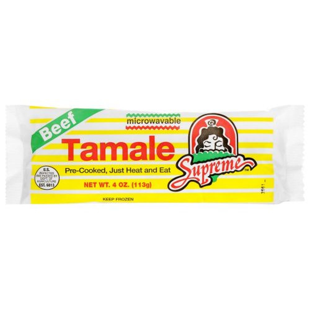 Supreme Beef Tamale, 4 Ounce -- 24 per case