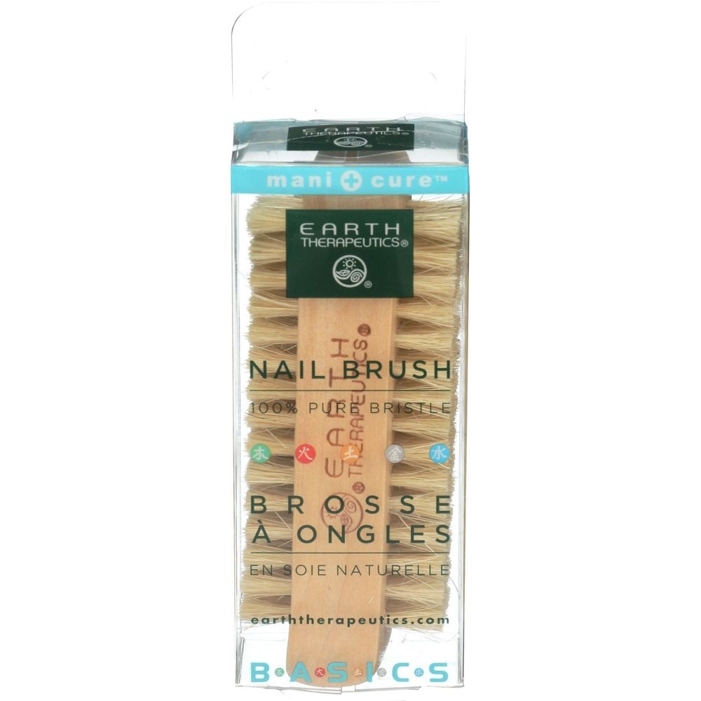 Earth Therapeutics Genuine Bristle Nail Brush