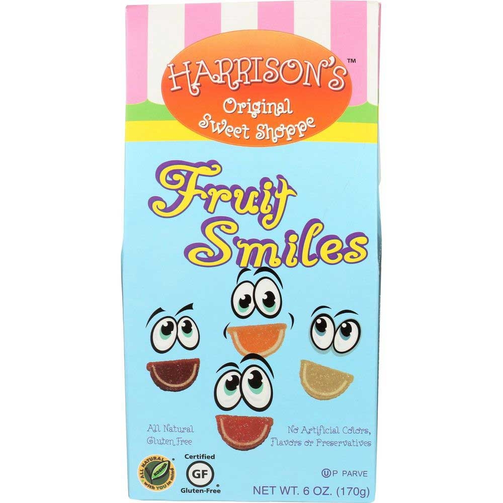 Harrisons Passover Original Sweet Shoppe Fruit Smiles Candy, 6 Ounce -- 12 per case