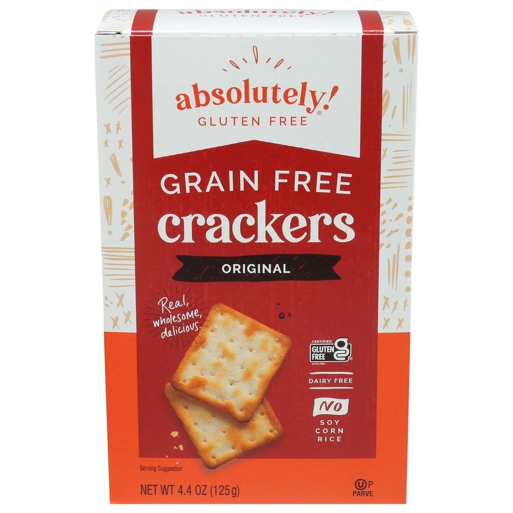 Absolutely Gluten Free Original Cracker, 4.4 Ounce -- 12 per case