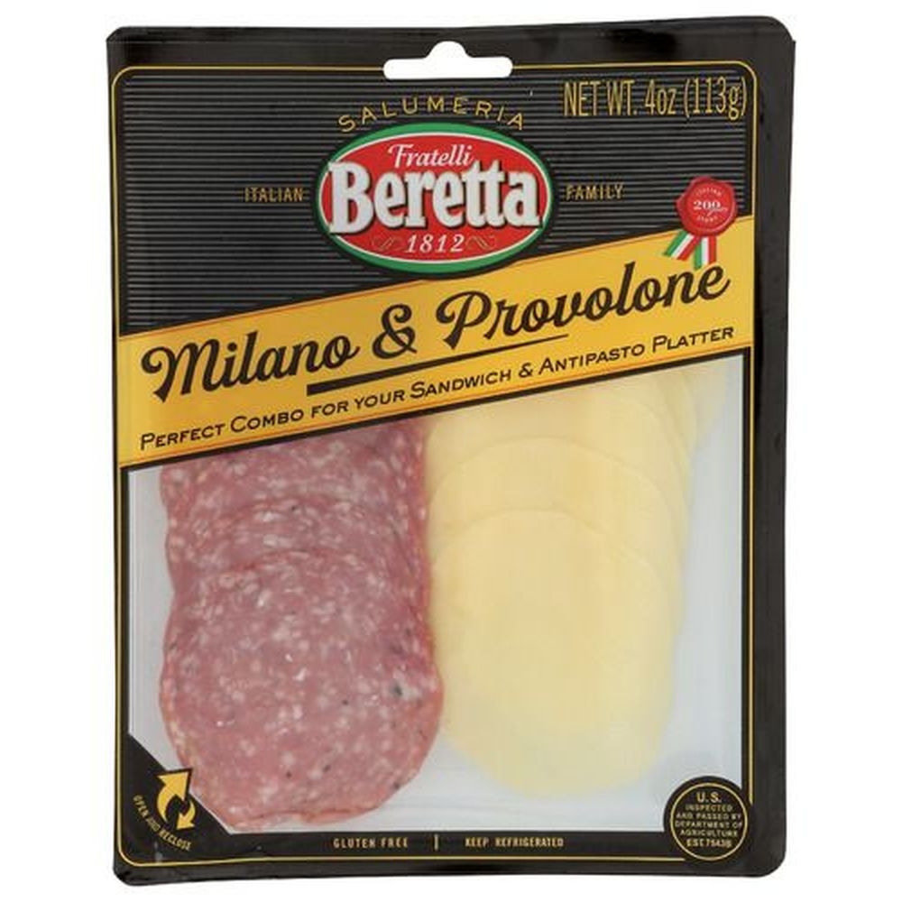 Beretta Milano Provolone Salami, 4 Ounce -- 12 per case