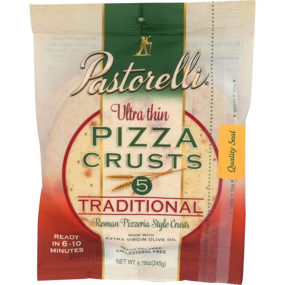 Pastorelli 7 inch Ultra Thin Pizza Crusts, 8.75 Ounce -- 10 per case