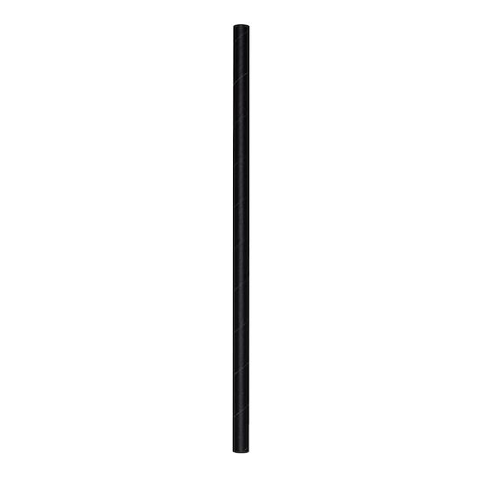 Aardvark Black Giant Paper Straw, 7.75 inch - 350 count per pack -- 8 packs per case