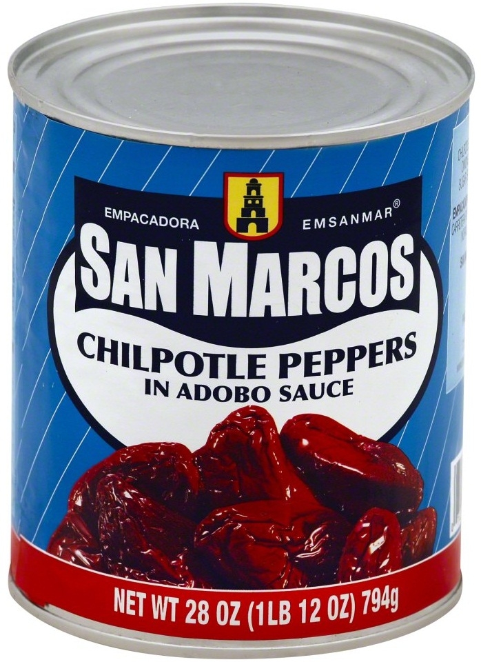 San Marcos Chipotle Peppers in Adobo Sauce, 28 Ounce -- 12 per case