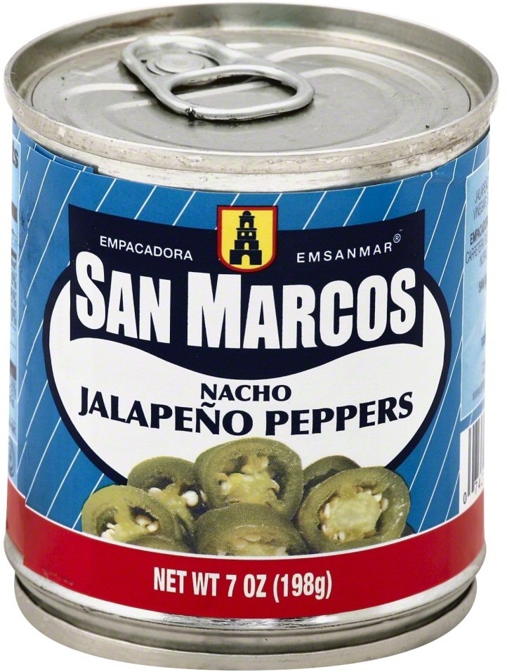 San Marcos Nacho Jalapeno Pepper, 7 Ounce -- 12 per case
