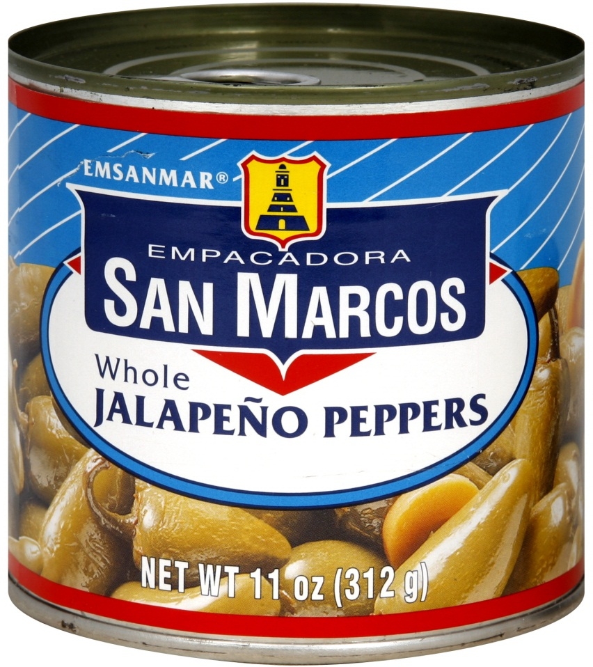 San Marcos Whole Jalapeno Pepper, 11 Ounce -- 12 per case