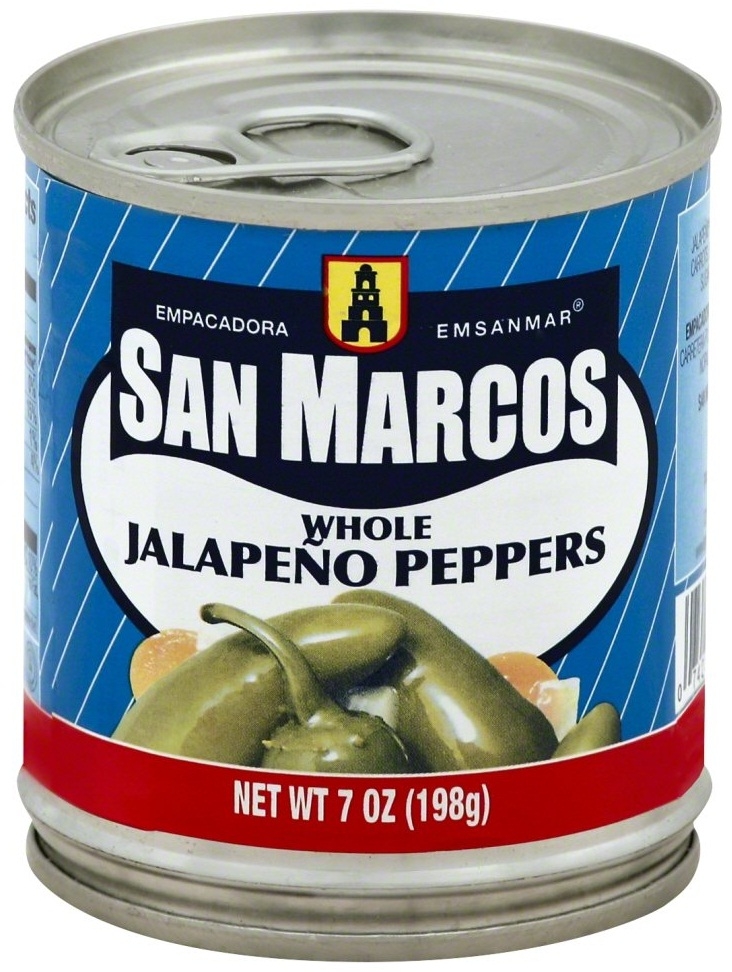 San Marcos Whole Jalapeno Pepper, 7 Ounce -- 24 per case
