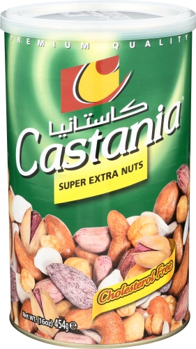 Castania Super Mixed Nuts, 454 Gram -- 12 per case