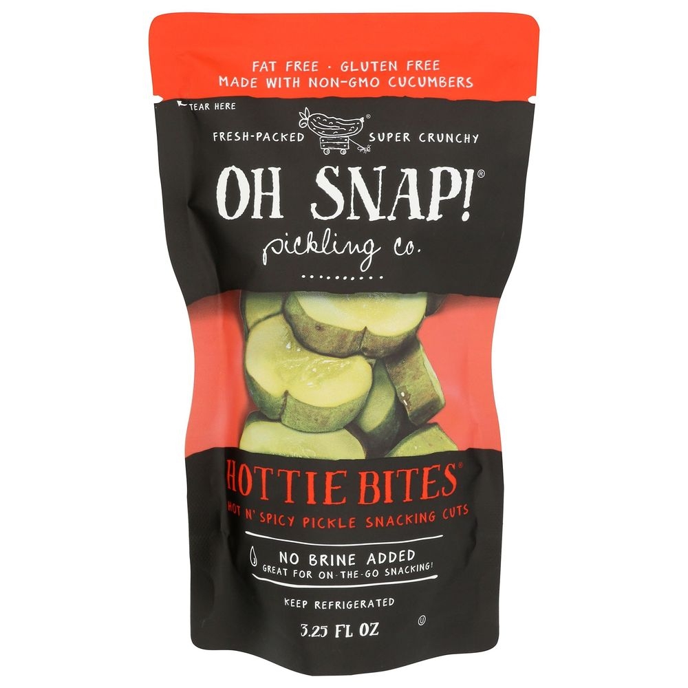 Oh Snap Hottie Pickle Bites, 3.5 Ounce -- 12 per case