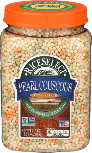 Rice Select Tri Color Pearl Couscous, 24.5 Ounce -- 4 per case