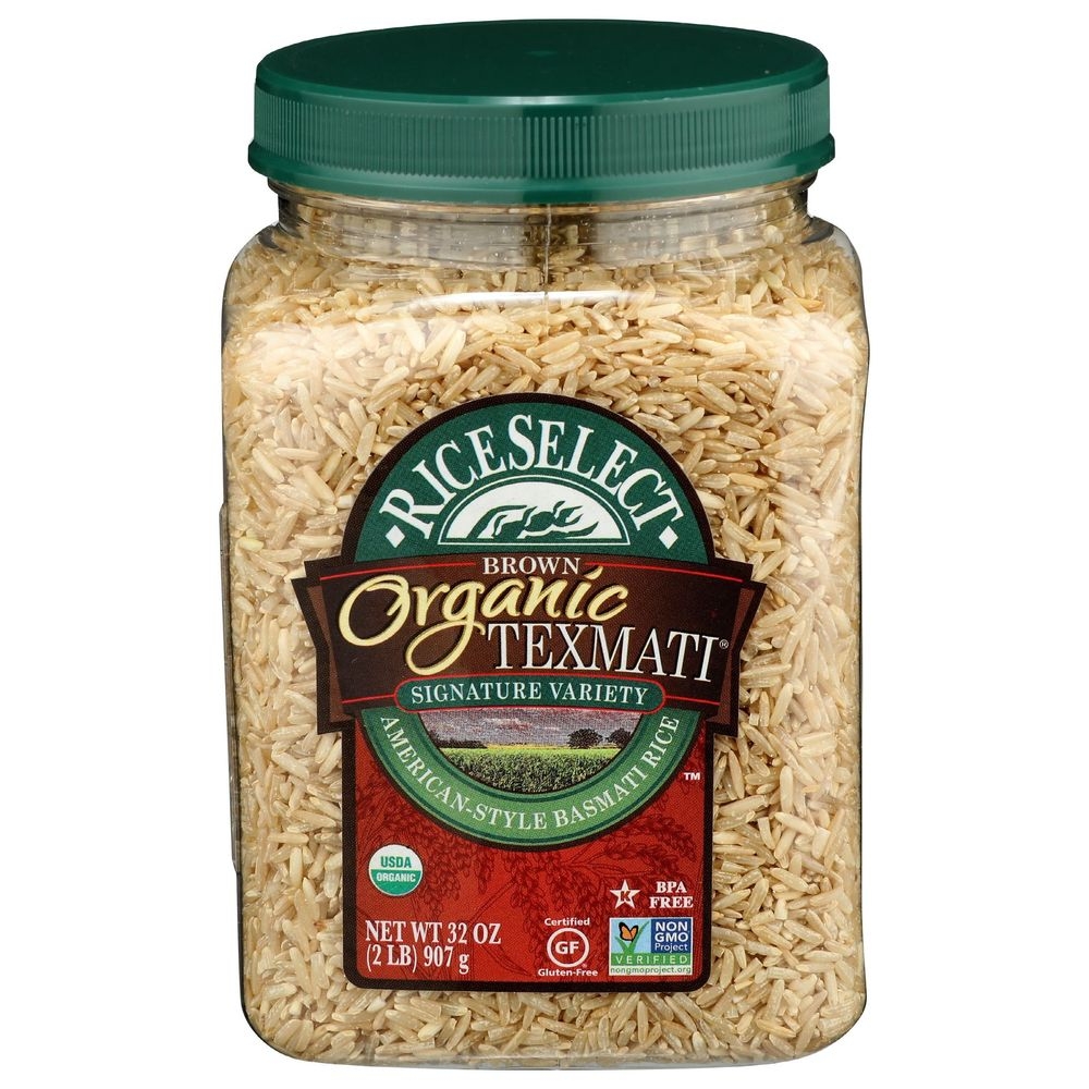 RiceSelect Organic Texmati Brown Basmati Rice, 32 Ounce -- 4 per case