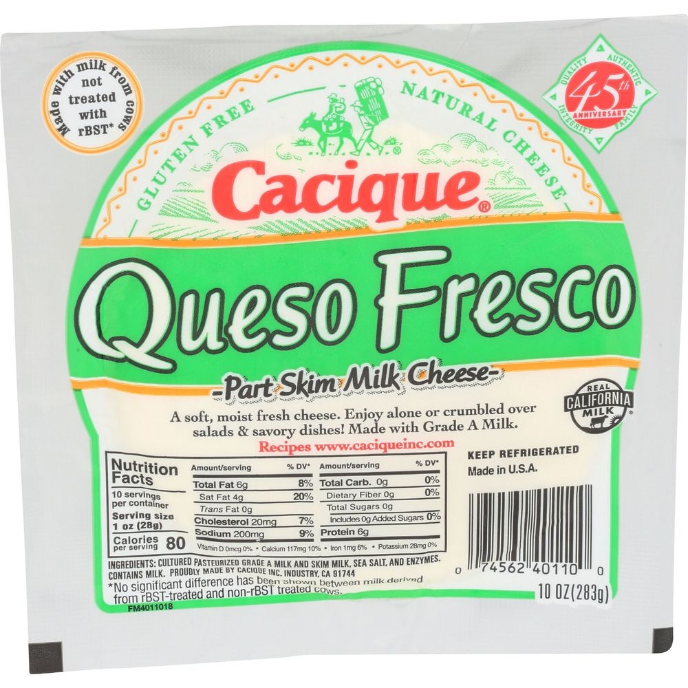 Cacique Queso Fresco Cheese, 10 Ounce -- 12 per case