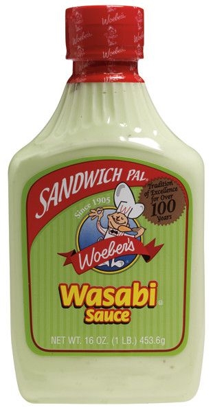 Woeber Sandwich Pal Wasabi Sauce, 16 Ounce -- 6 per case
