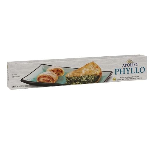 Athens Foods Apollo Country Style Fillo Dough Sheet, 16 Pound -- 24 per case.
