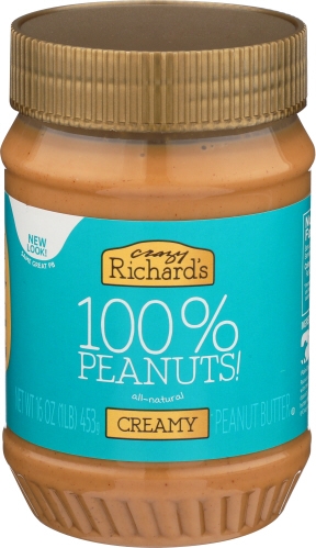 Crazy Richards Creamy Peanut Butter, 16 Ounce -- 6 per case