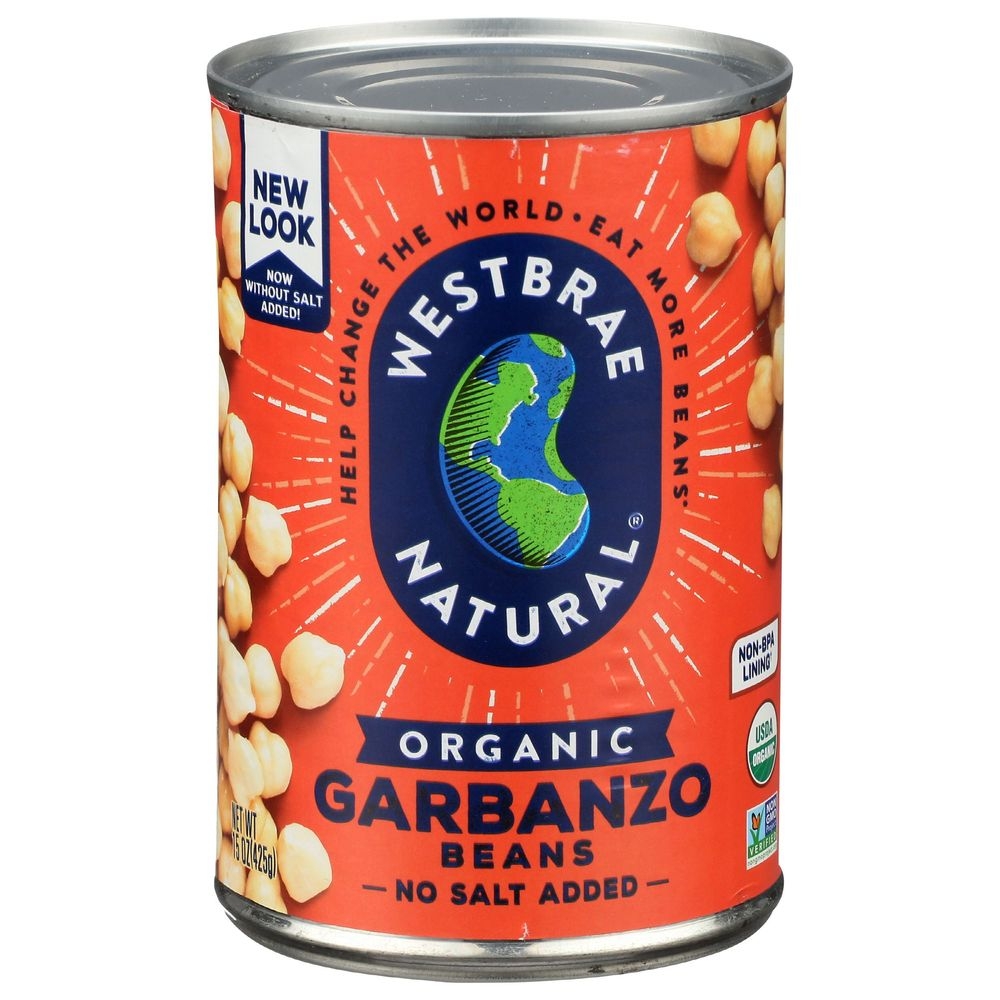 Westbrae Organic Garbanzo Beans, 15 Ounce -- 12 per case