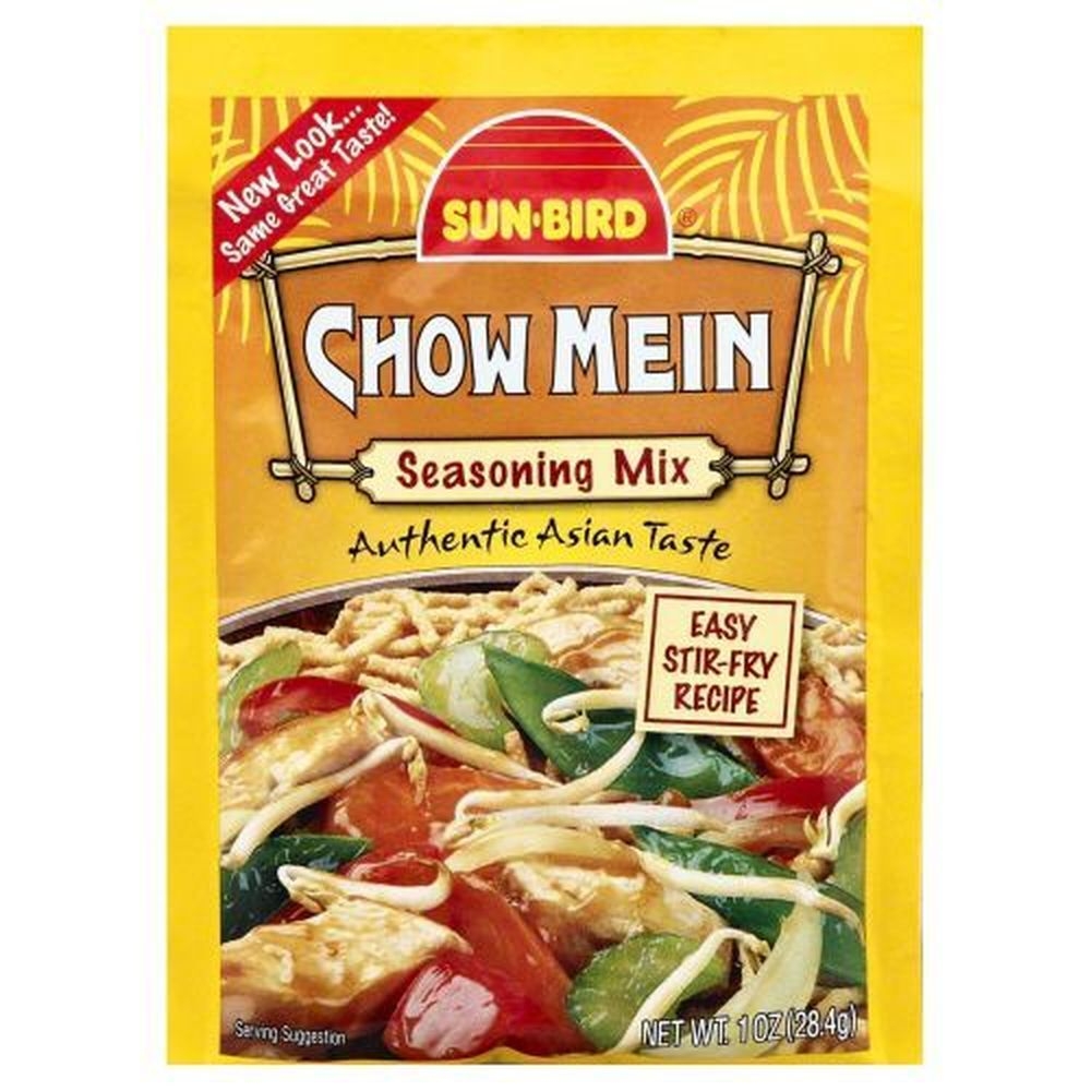 Sunbird Hot and Spicy Chow Mein Seasoning Mix, 1 Ounce -- 24 per case