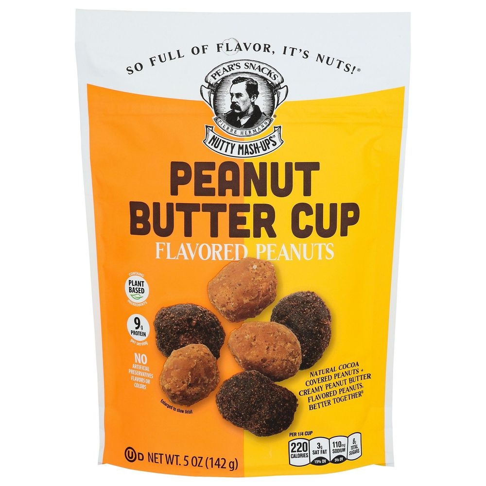 Pears Snacks Peanut Butter Cup Peanuts, 5 Ounce -- 6 per case
