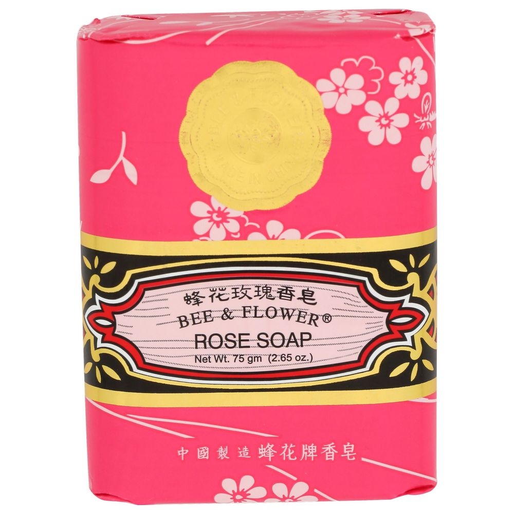 Bee and Flower Rose Bar Soap, 2.65 Ounce -- 12 per case