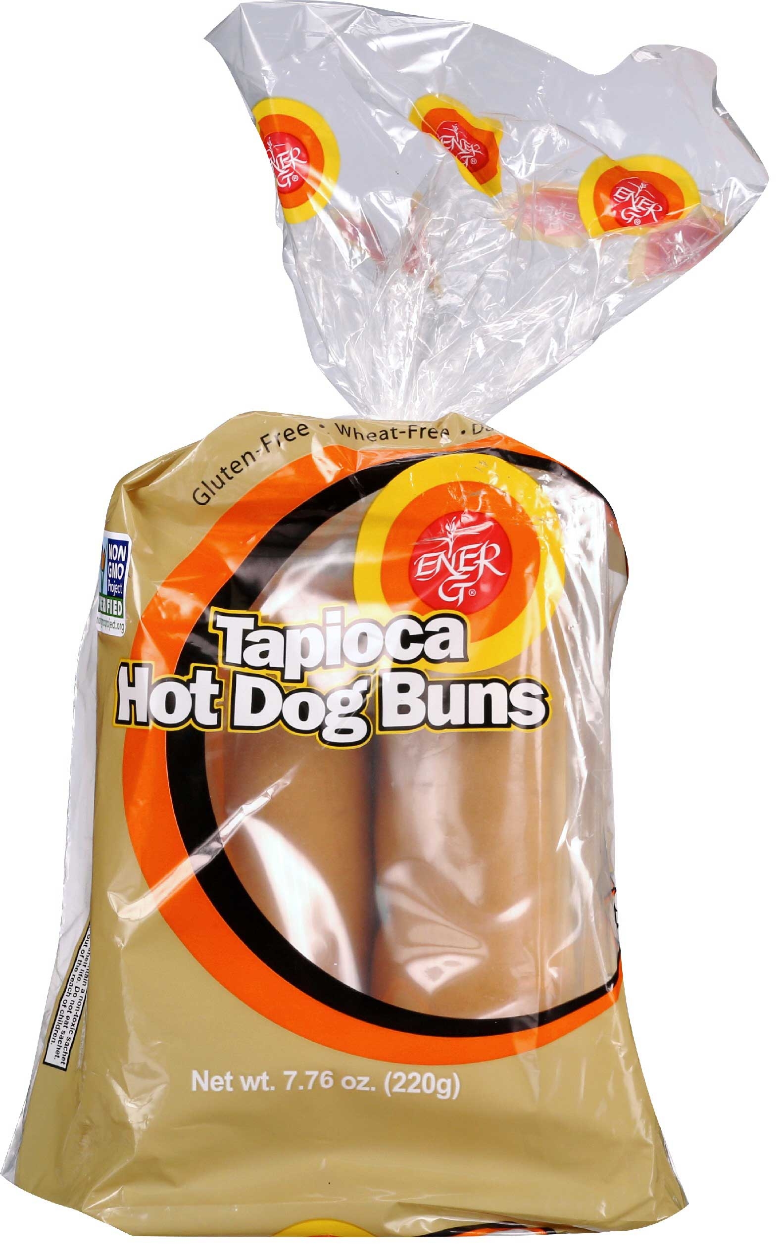 Ener-G Foods Tapioca Hotdog Bun, 9 Ounce -- 6 per case