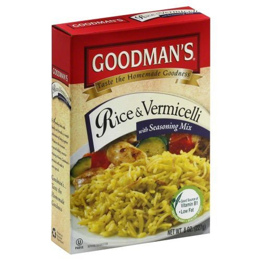 Goodmans Rice and Vermicelli with Seasoning Mix, 8 Ounce -- 24 per case