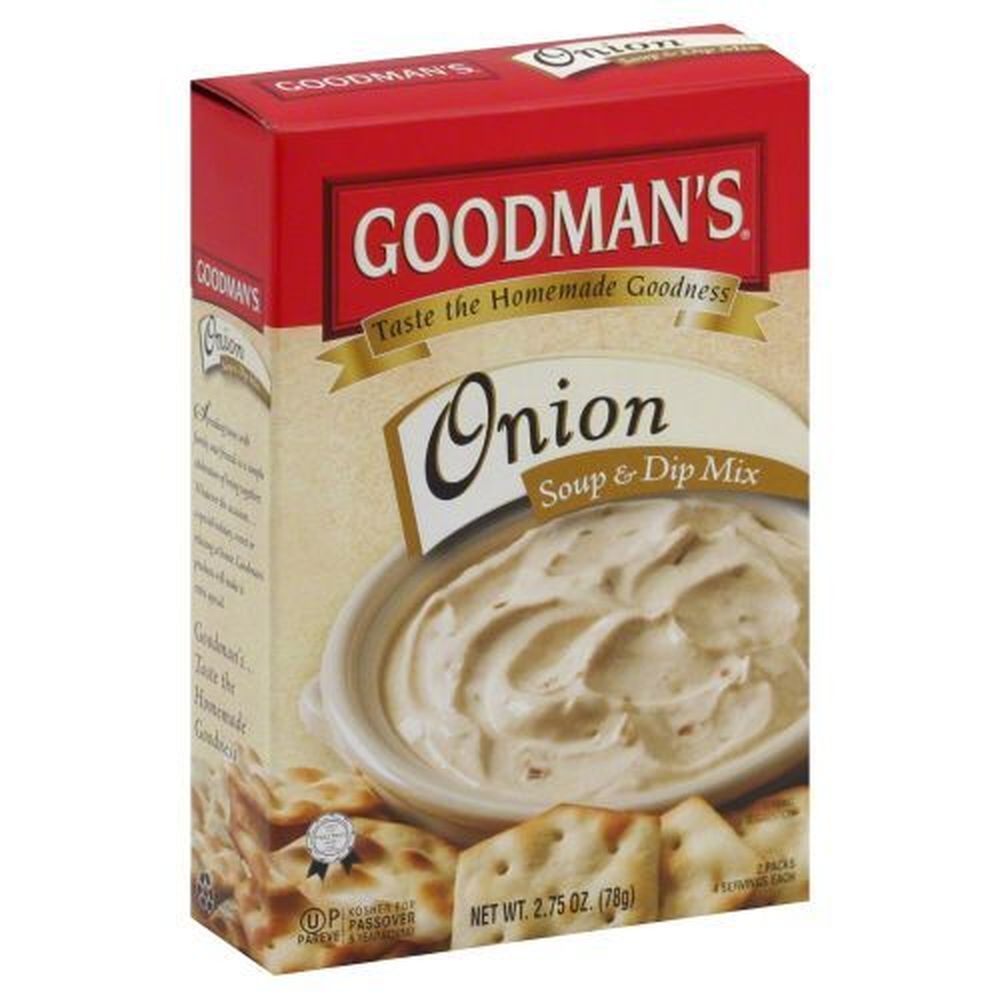 Goodmans Onion Soup and Dip Mix, 2.75 Ounce -- 24 per case