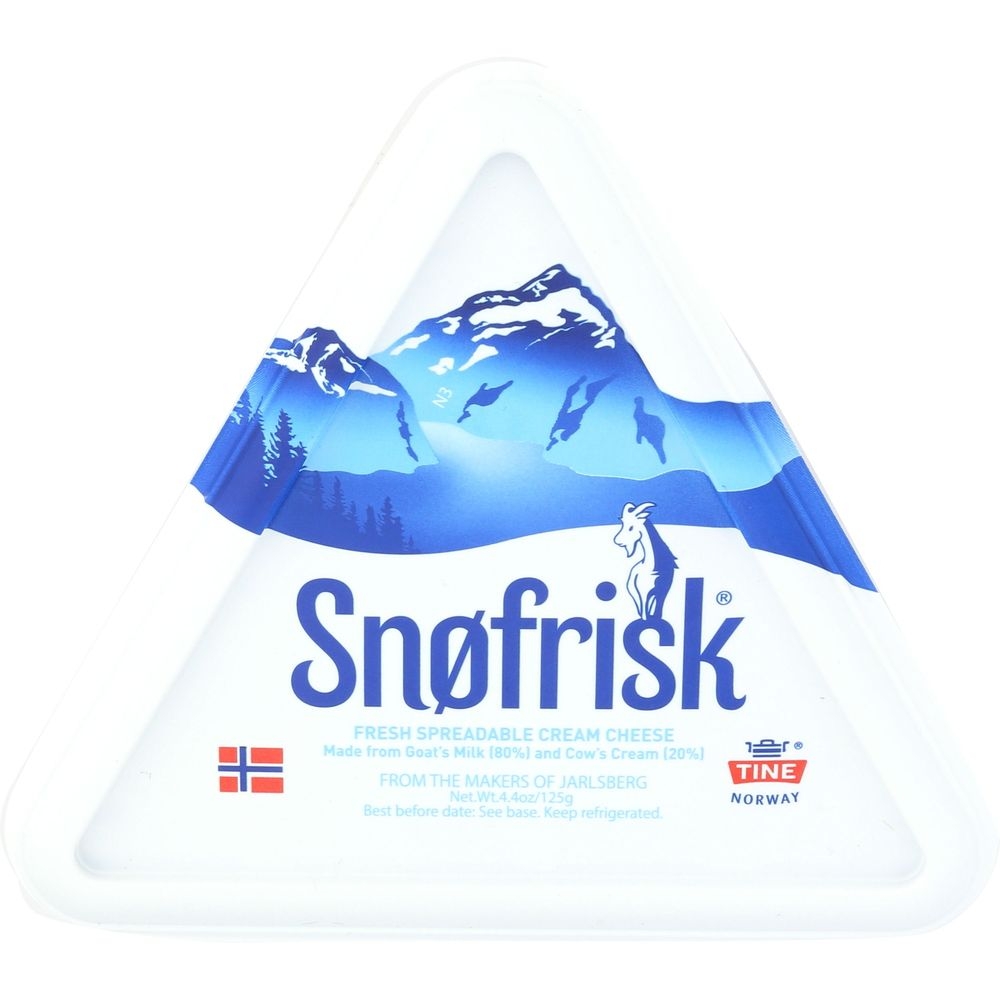 Snofrisk Original Fresh Spreadable Cream Cheese, 4.4 Ounce -- 10 per case