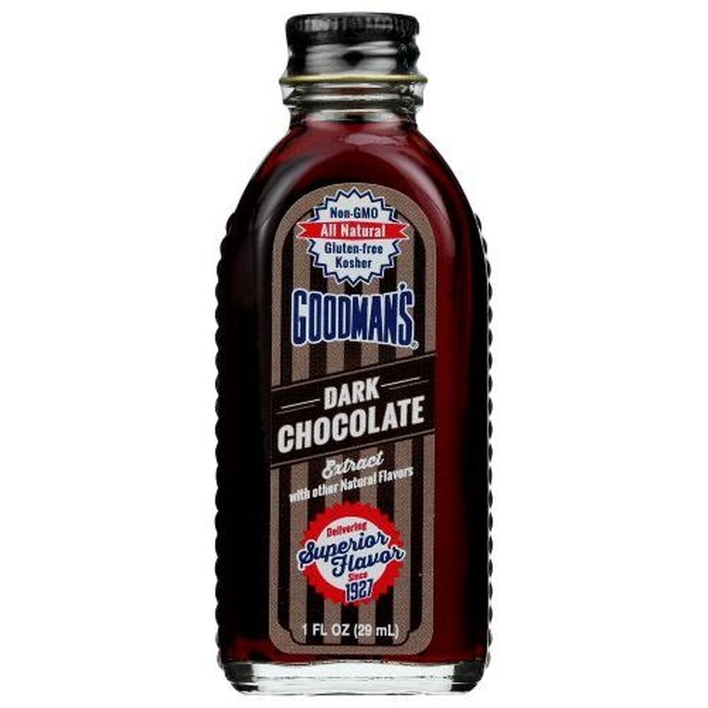Goodmans Dark Chocolate Extract, 1 Fluid Ounce -- 6 per case