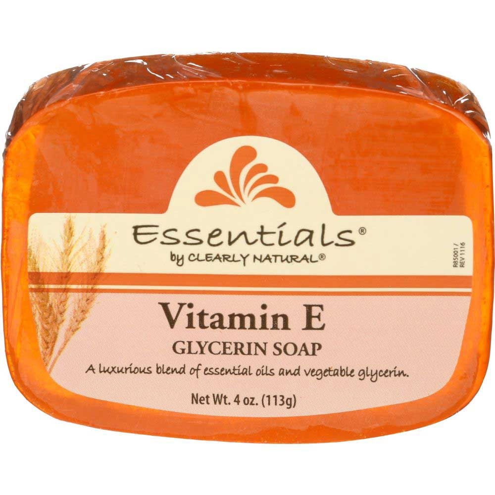 Clearly Natural Essentials Vitamin E Glycerine Bar Soap, 4 Ounce