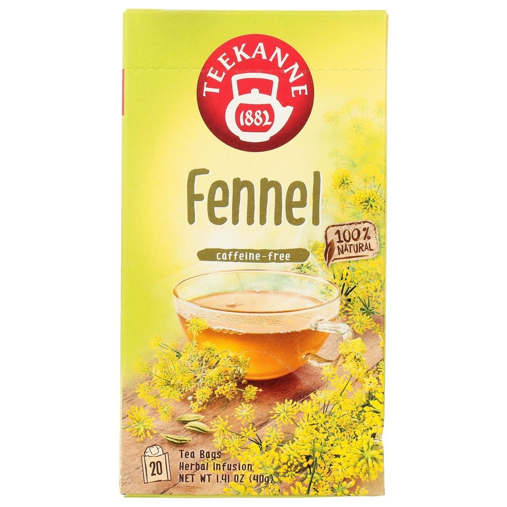 Teekanne Fennel Herbal Tea, 20 tea bags -- 10 per case