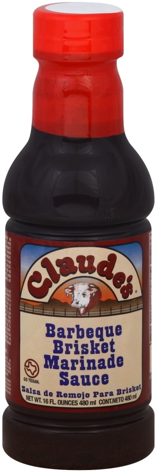 Claudes BBQ Brisket Marinade Sauce, 16 Ounce -- 6 per case